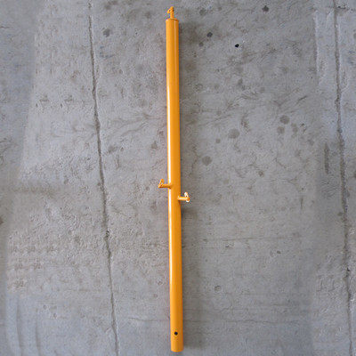 Frame scaffold guardrail post